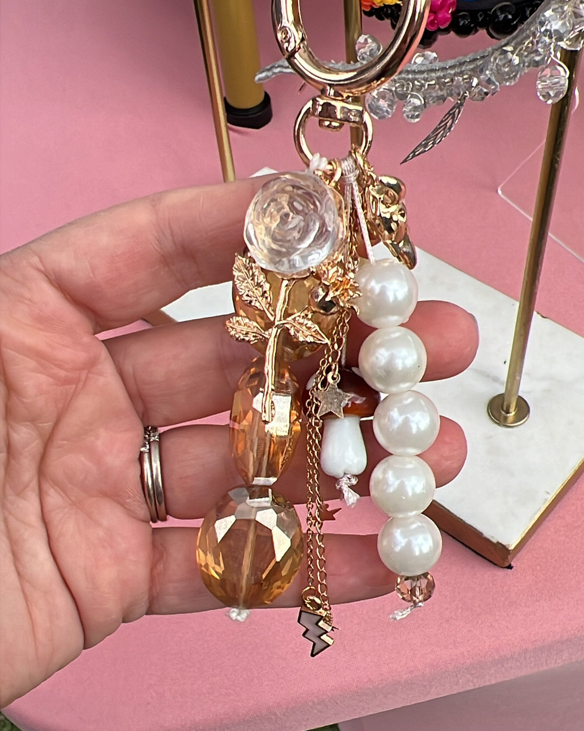 Pierina Bag Charm, handmade by Heavenly