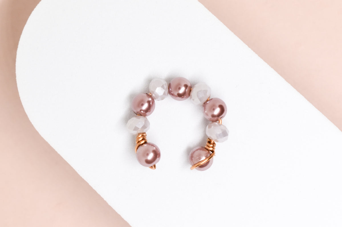 Trendy Beaded Earcuffs