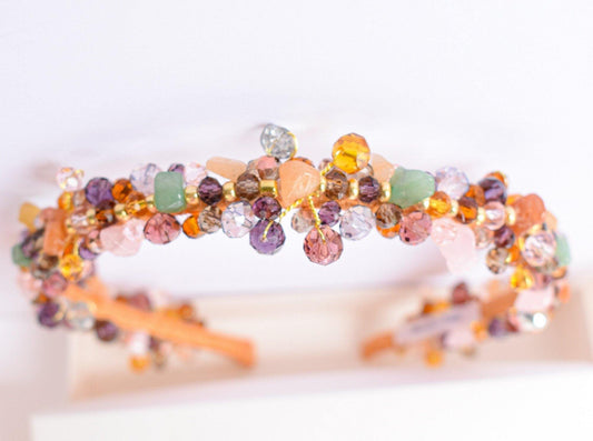 Dulce de Coco Light Multicolor Headband, handmade by Heavenly
