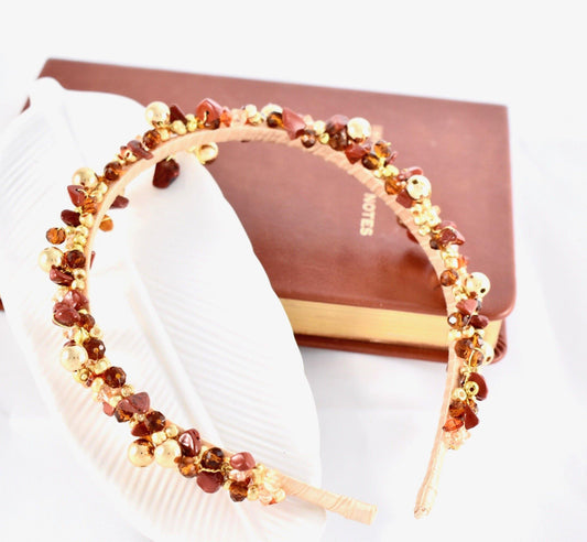 Cristal de Tamarindo Headband, handmade by Heavenly